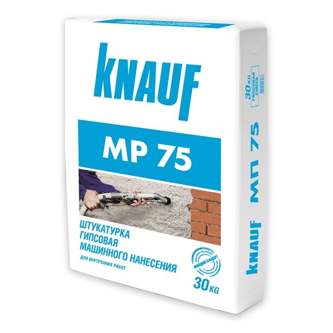 Штукатурка гипсовая Кнауф МП 75 30 кг Штукатурка гипсовая Кнауф МП 75 30 кг