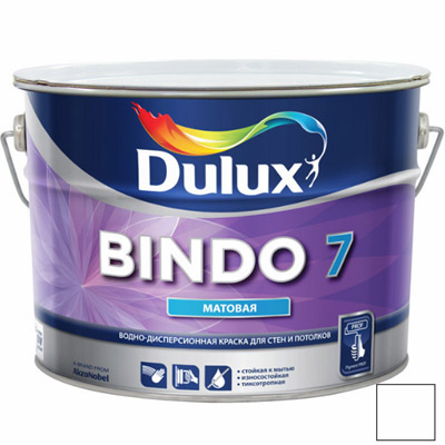 Краска Dulux Bindo 7 BC 9 л Краска Dulux Bindo 7 BC 9 л