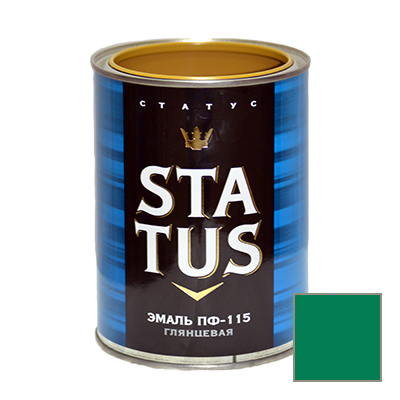 Эмаль РадугаМалер STATUS ПФ-115 Изумруд 0,9 кг Эмаль РадугаМалер STATUS ПФ-115 Изумруд 0,9 кг