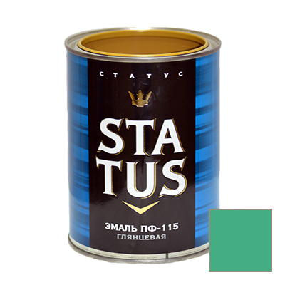 Эмаль РадугаМалер STATUS ПФ-115 Морская волна 0,9 кг Эмаль РадугаМалер STATUS ПФ-115 Морская волна 0,9 кг