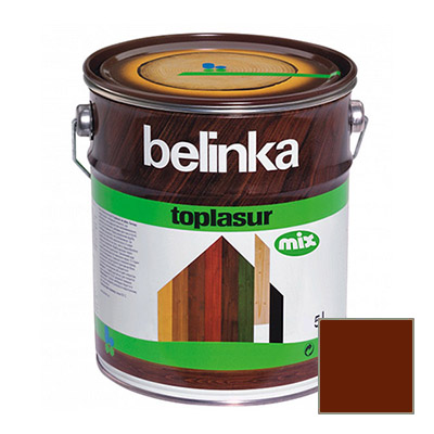 Декоративное покрытие Belinka Toplasur с воском №24 палиссандр 5 л Декоративное покрытие Belinka Toplasur с воском №24 палиссандр 5 л