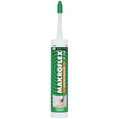 Герметик акриловый Makroflex Makrosil FX 130 белый 290 мл Герметик акриловый Makroflex Makrosil FX 130 белый 290 мл