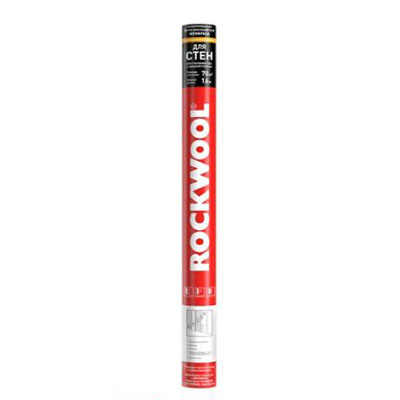 Ветро -влагозащитная мембрана Rockwool паропроницаемая огнезащитная для стен 43750х1600 мм 70 м2 Ветро -влагозащитная мембрана Rockwool паропроницаемая огнезащитная для стен 43750х1600 мм 70 м2