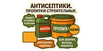 Антисептики, пропитки, биозащита