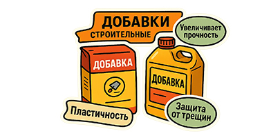 Добавки для сухих смесей