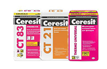 Монтажные смеси для блоков и утеплителя Ceresit - Церезит