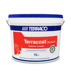 Штукатурка акриловая Terraco (Террако) Terracoat Терракоат Стандарт фасадная 15 кг