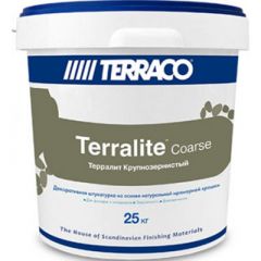 Штукатурка Terraco (Террако) Terralite Терралит Крупнозернистый 25 кг