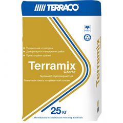Штукатурка Terraco (Террако) Terramix Террамикс Крупнозернистая серая 25 кг
