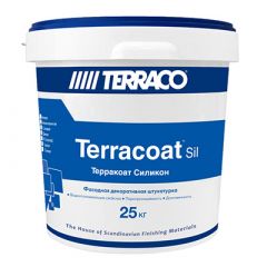 Штукатурка силиконовая Terraco (Террако) Terracoat Терракоат Мелкозернистый 25 кг