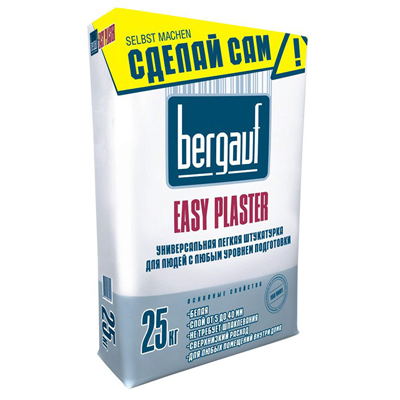 Универсальная легкая штукатурка Bergauf (Бергауф) Easy Plaster 25 кг