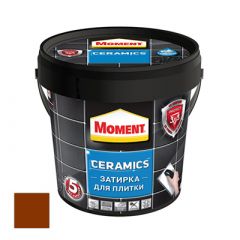 Затирка Moment Ceramics для плитки темно-коричневый 1 кг