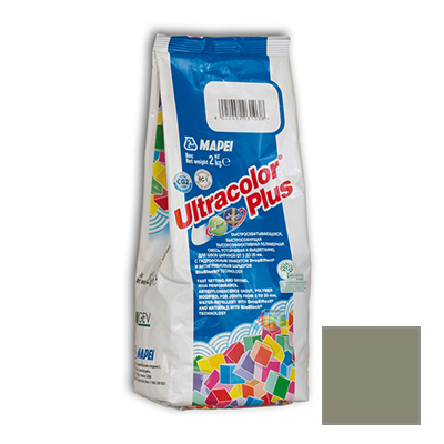 Затирка цементная Mapei Ultracolor Plus 113 темно-серая 2 кг