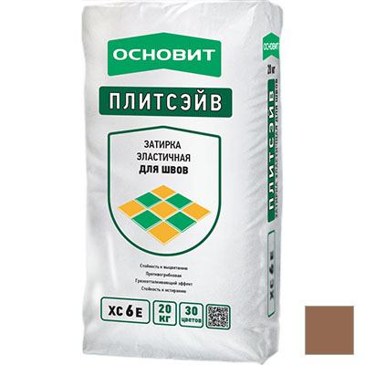 Затирка для швов Основит (Osnovit) Плитсэйв 041 Т-121 светло-коричневый 20 кг