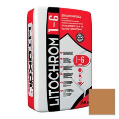 Затирка цементная Litokol Litochrom 1-6 С.210 персик 25 кг