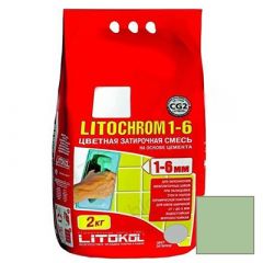 Затирка цементная Litokol Litochrom 1-6 С.610 гиада 2 кг