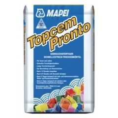 Базовая смесь стяжка пола Mapei Topcem Pronto цементная 25 кг