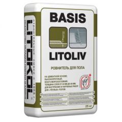 Базовая смесь ровнитель для пола Litokol Litoliv Basis 25 кг