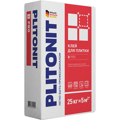 Клей для плитки Plitonit (Плитонит) В Pro универсальный 25 кг