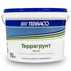 Грунтовка Terraco (Террако) акриловая Terragrunt Террагрунт белая 10 кг