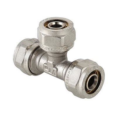 Тройник Valtec (Вальтек) VTm.331.N.262626 под обжим 26 х 26 х 26 мм