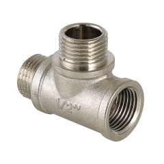 Тройник Valtec VTr.133.N.0005 с двумя переходами на наружную резьбу 3/4