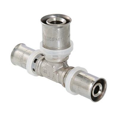 Тройник Valtec (Вальтек) VTm.231.N.201620 под запрессовку 20 х 16 х 20 мм