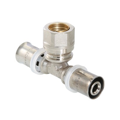 Тройник Valtec (Вальтек) VTm.233.N.260426 под запрессовку 26 мм х 1/2 х 26 мм