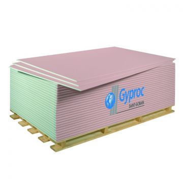 Гипсокартонный лист ГКЛО огнестойкий Gyproc УК 2500х1200х12,5 мм