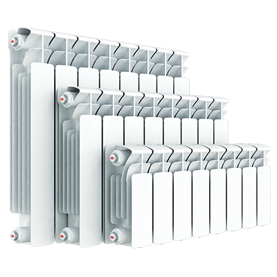 Радиатор биметаллический Rifar Base боковое подключение 500 мм х 4 секции