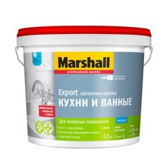 Краска Marshall для кухни и ванной база BW 4,5 л