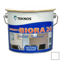Краска Teknos Biora 20 Remonttimaali для стен и потолка РМ1 9 л