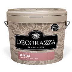 Декоративное покрытие Decorazza Rustic с эффектом грубого обработанного камня (RC001) 7 кг