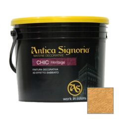 Декоративное покрытие Antica Signoria Chic Heritage Prestige T58 Base Gold + 1/4 toner 1,25 л