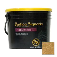 Декоративное покрытие Antica Signoria Chic Heritage Prestige T61 Base Gold + 1/4 toner 1,25 л