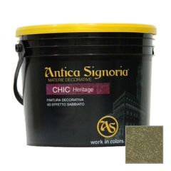 Декоративное покрытие Antica Signoria Chic Heritage Prestige T63 Base Gold + 1/4 toner 1,25 л