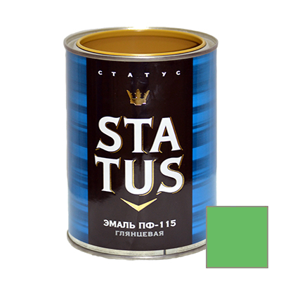 Эмаль РадугаМалер STATUS ПФ-115 Парижская зелень 0,9 кг Эмаль РадугаМалер STATUS ПФ-115 Парижская зелень 0,9 кг