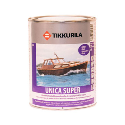 Лак Tikkurila Unica Super EP глянцевый 0,9 л Лак Tikkurila Unica Super EP глянцевый 0,9 л