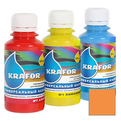 Колер Krafor универсальный апельсин 0,1 л Колер Krafor универсальный апельсин 0,1 л