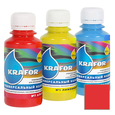 Колер Krafor универсальный алый 0,1 л