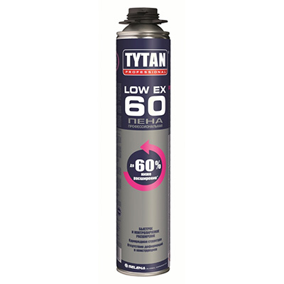 Пена монтажная Tytan Professional Low Expansion 750 мл