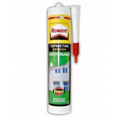 Герметик силиконовый Момент (Moment) Гермент Нейтральный прозрачный 280 мл