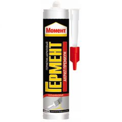 Герметик акриловый Момент (Moment) Премиум универсальный морозостойкий белый 420 гр
