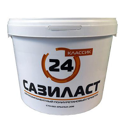 Герметик полиуретановый Сази Сазиласт 24 Классик Белый 6,6 кг Герметик полиуретановый Сази Сазиласт 24 Классик Белый 6,6 кг