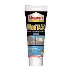 Клей монтажный Момент (Moment) Экспресс Декор МВ-45 белый 250 г