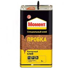 Клей контактный Момент (Moment) Пробка Специальный 5 л