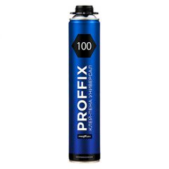 Клей-пена Profflex Proffix 100 полиуретановый универсальный (выход 100 л) 850 мл