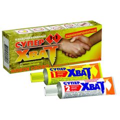 Клей эпоксидный Новбытхим (Newchem) Супер-Хват 2х45 мл