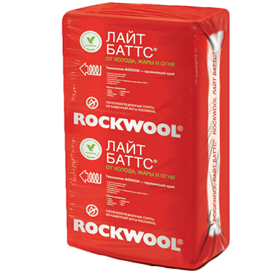 Базальтовая вата Rockwool Лайт Баттс 1000х600х100 мм 5 шт (3 м2) Базальтовая вата Rockwool Лайт Баттс 1000х600х100 мм 5 шт (3 м2)