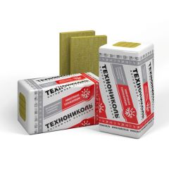 Базальтовая вата Технониколь (Tehnonikol) Техноруф В 60 1200х600х50 мм, 4 шт (165-195 кг/м3; 0.144 м3; 2.88 м2)